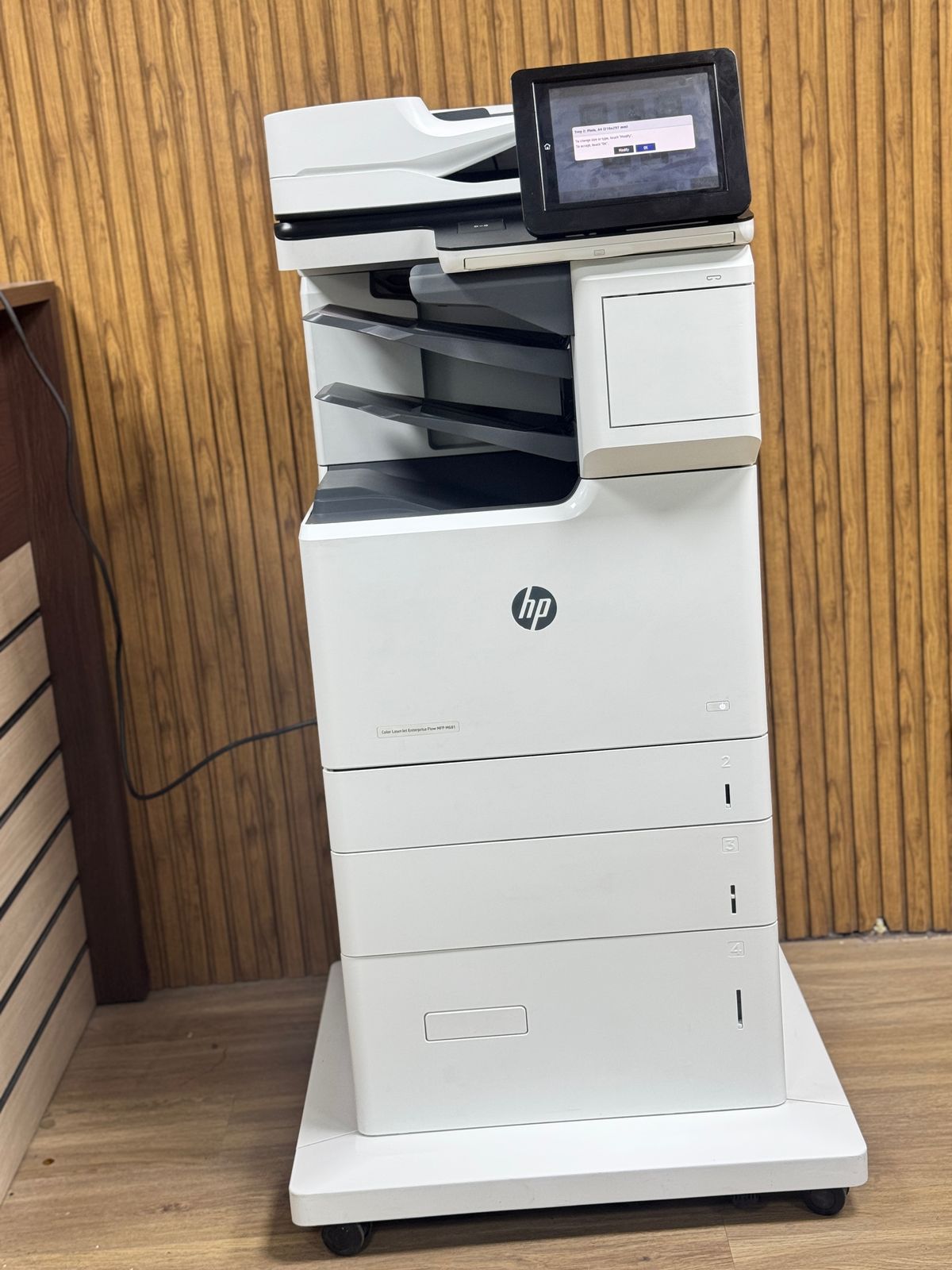 The HP Color LaserJet Enterprise MFP M682