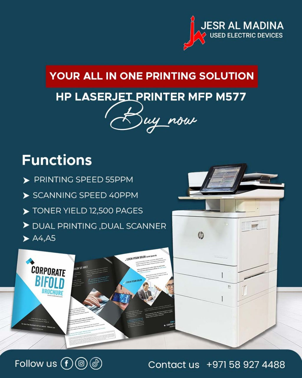 The HP Color LaserJet M577