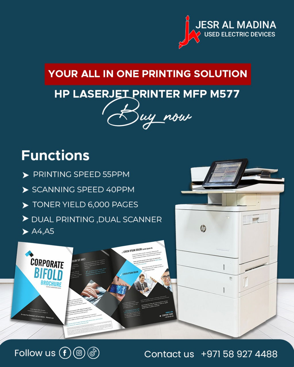 The HP Color LaserJet M577